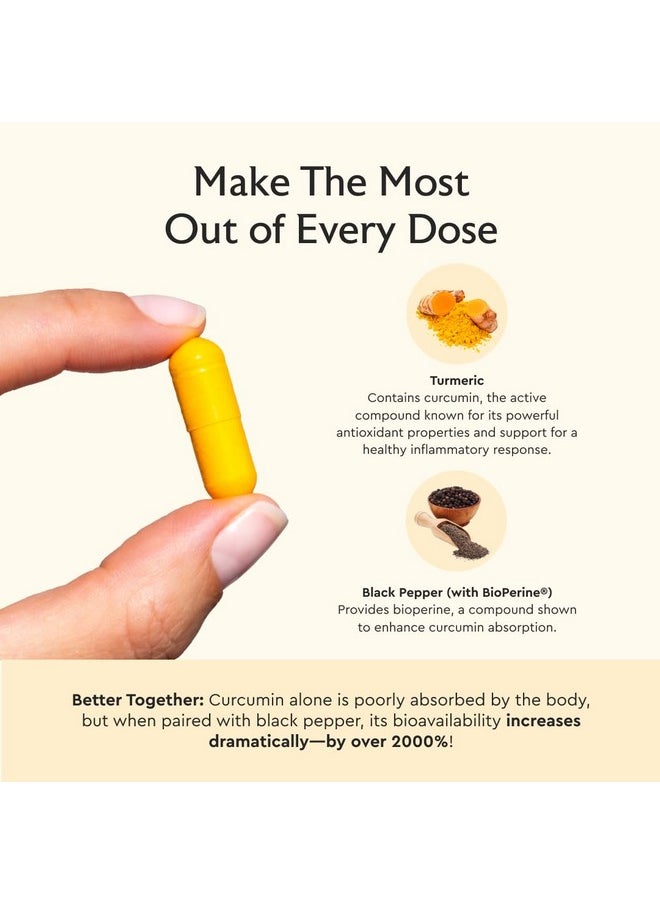 Alaya Naturals Alaya Naturals - Premium Turmeric Curcumin with Bioperine - 750 mg with 95% Standardized Curcuminoids Per Capsule - High Potency, Absorption, & Availability - Non-GMO, Lab Tested  - Image 4