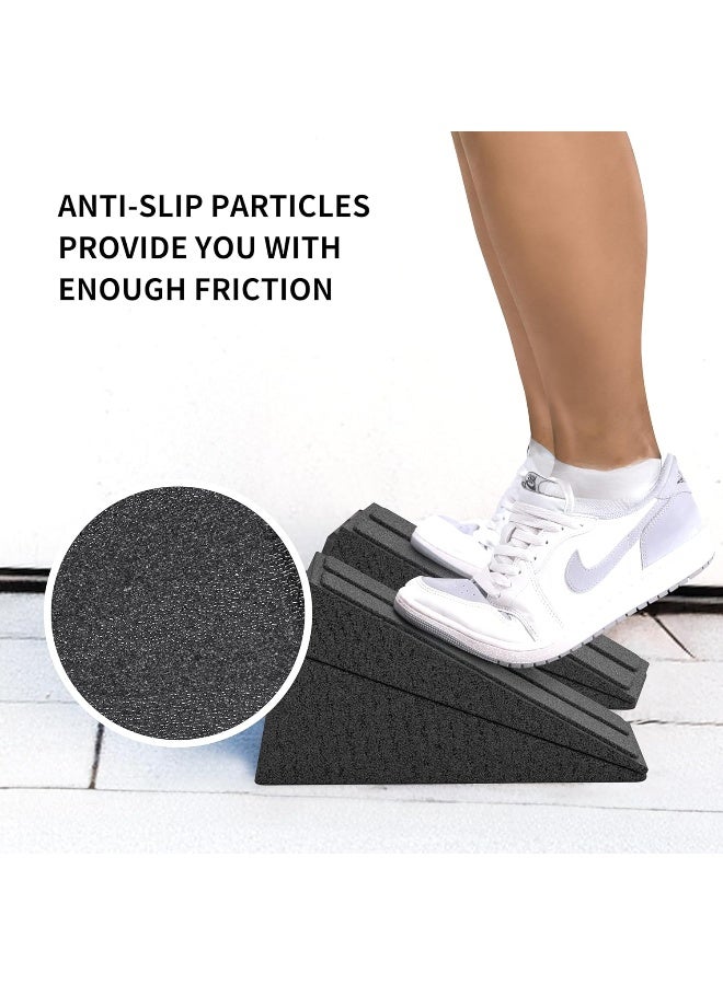 PROIRON Squat Wedge 4 Heights Adjustable Slant Board Heel Elevated Squats Anti-Slip Workout Squat Wedges for Rehabilitation and Stretching of The Calf, Ankle and Foot - Image 2