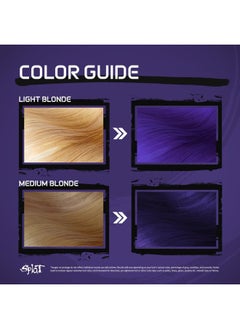 SPLAT Purple Desire Semi Permanent Hair Dye Kit with Bleach, 1 Application, Includes Purple Hair Dye, Oxide & Bleach Powder, Vegan & Cruelty Free Hair Color  - Image 4