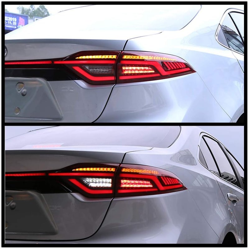 inginuity time LED Tail Lights & Tailgate Light for Toyota Corolla 2020-2023 - 4PCS with Start Up Animation and Sequential Indicator - Image 2