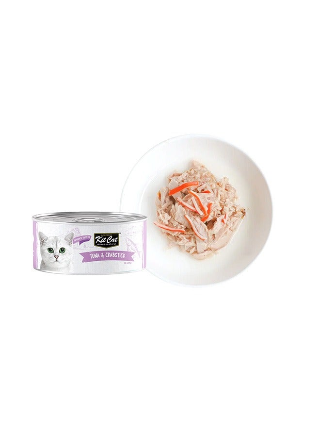 Kit Cat Tuna And Crabstick Cat Wet Food - 80GM (Pack Of 24) - Image 3