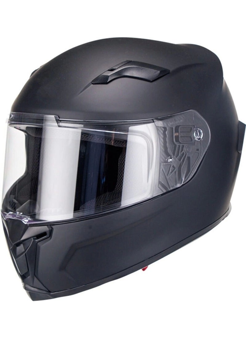 sway Helmet 820 Matte Black Transparent Visor Full Face  - Image 1