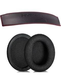 Kingston Hyperx Cloud 2 Compatible Fabric Headphone Pad and Leather Headband