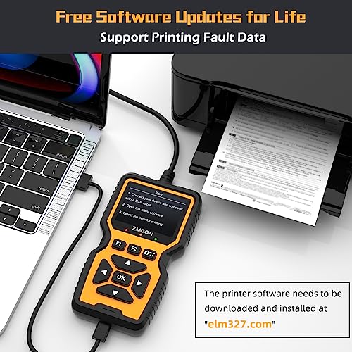 ZMOON ZM201 Professional OBD2 Scanner Diagnostic Tool, Enhanced Check Engine Code Reader with Reset OBDII/EOBD Car Diagnostic Scan Tools for All Vehicles After 1996, 2025 Upgraded - Image 5