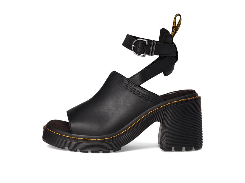 Dr. Martens Women's Millee Heeled Sandal, Black Sendal, 6UK, 8 US Women - Image 4