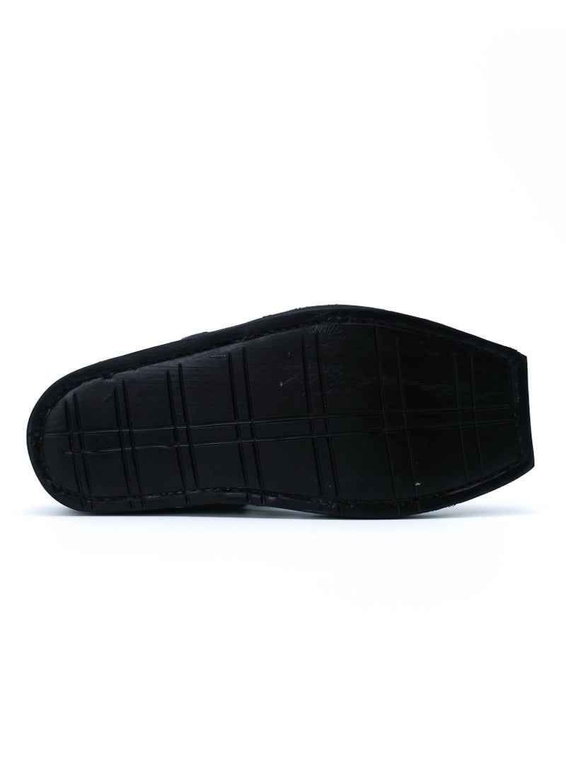 Pakhtun Chappal - Original Leather Pakistani Peshawari sandals Black upper Kaptaan sole - Image 1