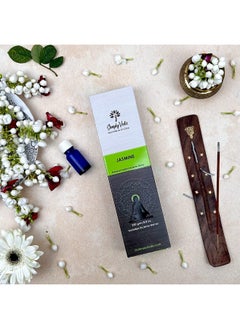 Jasmine Incense Sticks 250-Grams (Approx 135 Premium Incense Stick + Incense Holder)| Lasts 60-Minutes, Ideal For Meditation, Yoga, Spiritual Healing, Prayers, Aromatherapy - pzsku/Z3FB4B827CE116C50C47AZ/45/_/1735817635/a0481088-da0b-4f06-b9f2-c9e915e698be