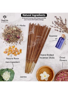 Jasmine Incense Sticks 250-Grams (Approx 135 Premium Incense Stick + Incense Holder)| Lasts 60-Minutes, Ideal For Meditation, Yoga, Spiritual Healing, Prayers, Aromatherapy - pzsku/Z3FB4B827CE116C50C47AZ/45/_/1735817647/e9eb91e9-efb1-4d27-973c-bb0f67e836b0