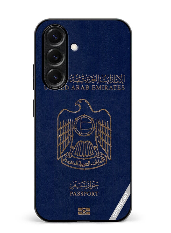 VR CREATIVE Protective Case Cover For Samsung Galaxy S25 Uae Passport Design Multicolour