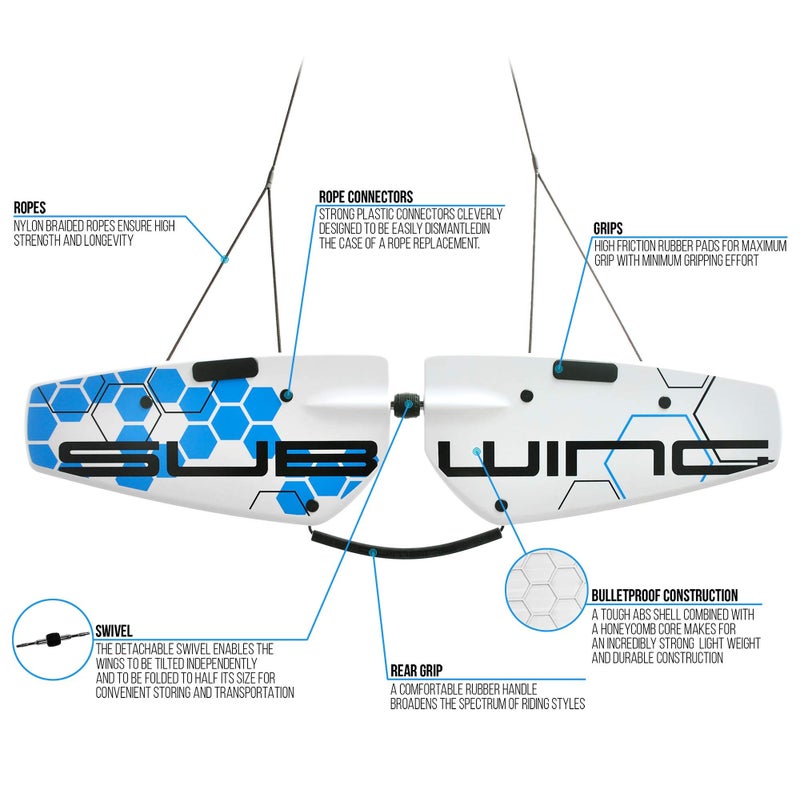 SUBWING - Fly Under Water | Water Sport Towable for Boats | Alternative to Wakeboard, Pull Behind Flying Tubes & Towable Tubes for Boating - Image 2