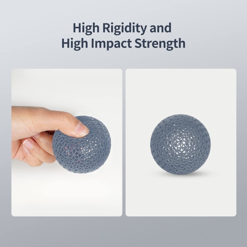 ANYCUBIC Tough Resin 2.0, 3D Printer Resin with Upgraded High Toughness and High Precision, 365-405nm Fast Curing 3D Resin for 4K 8K LCD/DLP/SLA 3D Printing (Grey, 500g) - Image 5