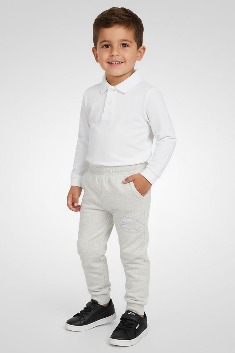 PUMA Toddlers Boy Heather Outdoor Sweatpants, Grey - Image 1