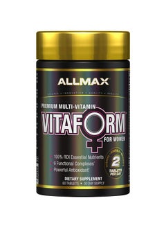 AllMax Nutrition Vitaform Premium Multivitamin For Women 30Day Supply  - Image 2