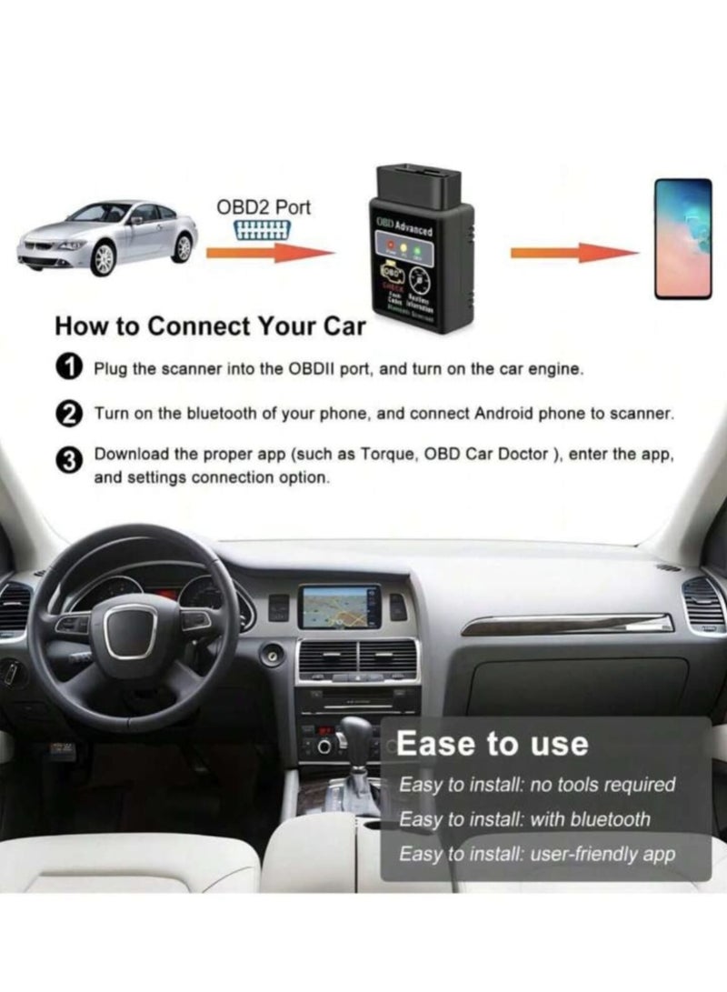 Generic A car diagnostic and inspection tool that works via Bluetooth, the OBD2 ELM327, allows you to perform tests without the need for a car expert. - Image 3