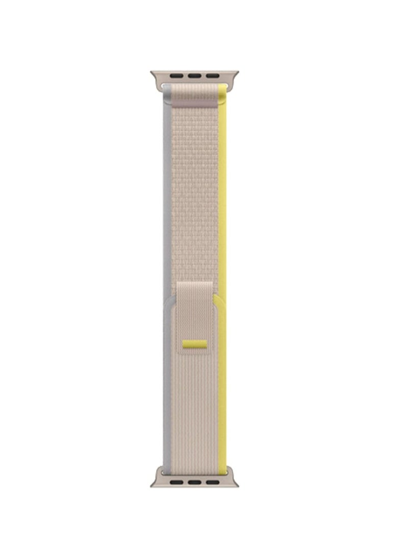 BAND2u - Trail Loop Apple Watch Replacement Band 49mm 45mm 44mm - Yellow Beige - Image 1