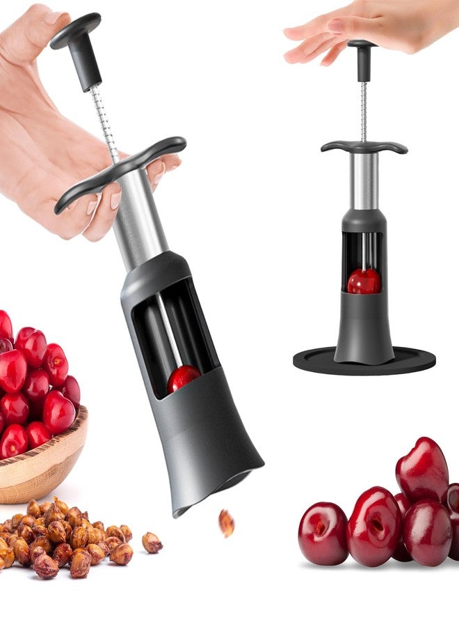 YYP Cherry Pitter Remover, Heavy-Duty Plastic Core, Effortless Press-Type Operation, Compact Kitchen Gadget for Fast Fruit Coring & Deseeding