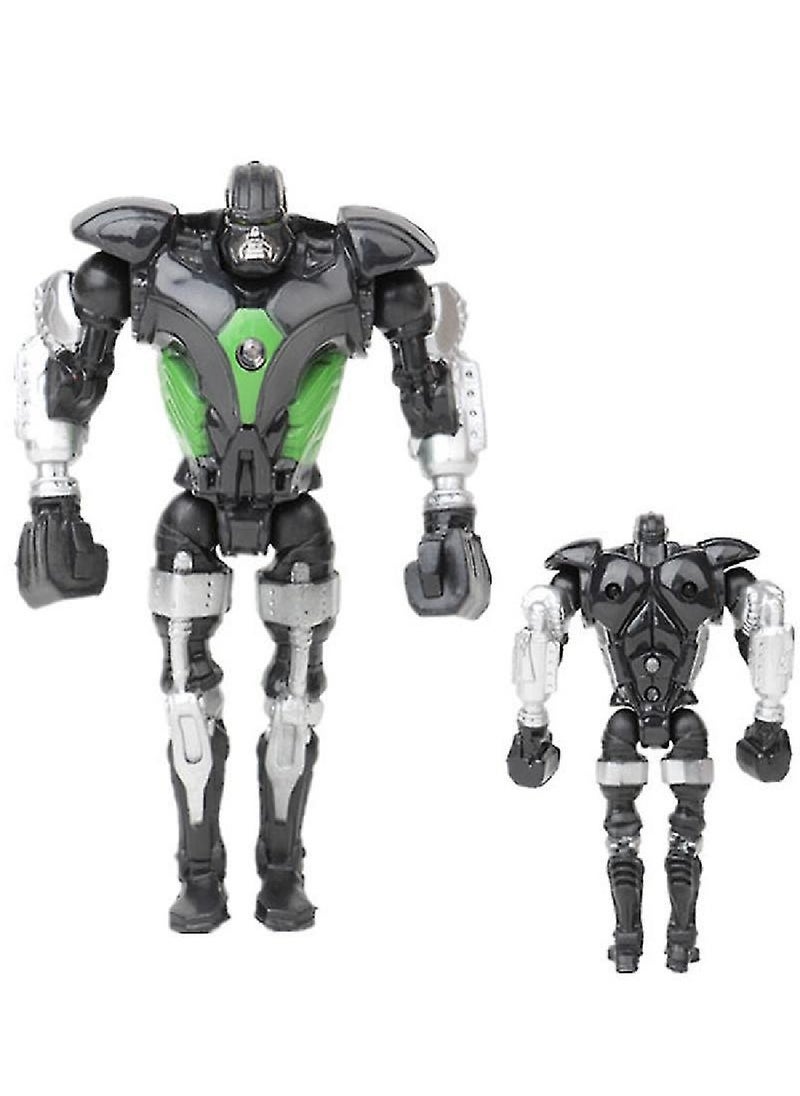 Generic - Pack of 8 13cm Movie Iron Fist Zeus Atomic Midas Adam Invader Robot Boy Action Figure Toy Gift - Image 1