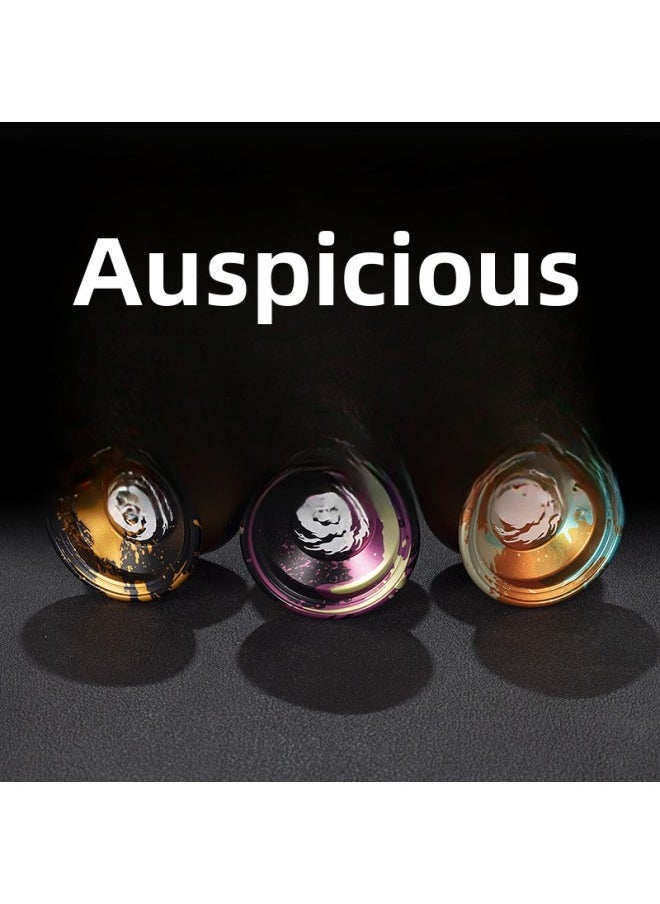 Generic Hot-selling Aluminum Alloy Yo-yo Entry Type Dead Sleep Live Sleep Yoyo Ball Competitive Yo-yo Wholesale-Color:Auspicious Clouds Black Purple-Specifications:+10 Ropes  - Image 4