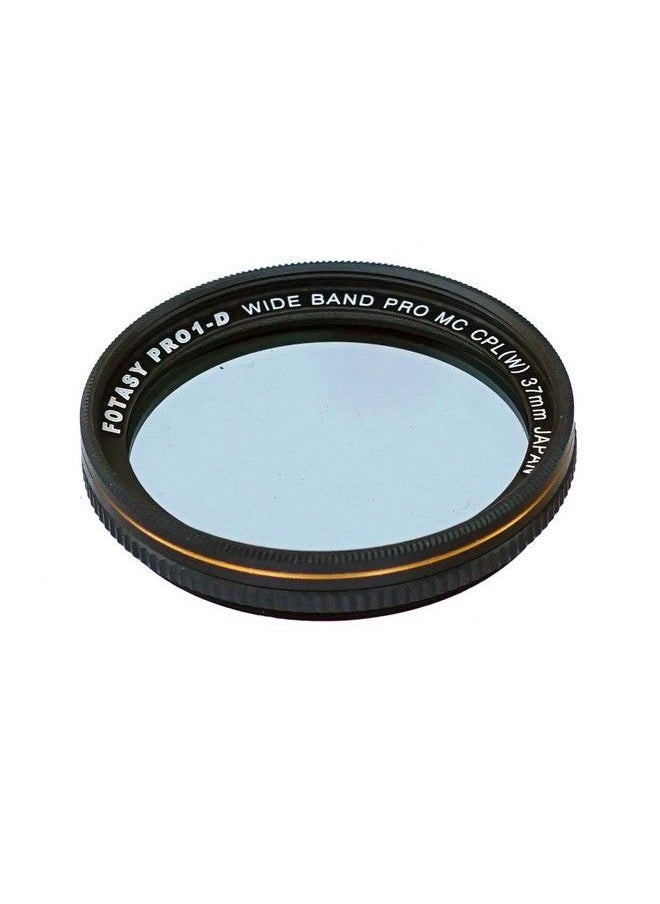 Fotasy - 37Mm Ultra Slim Circular Pl Lens Filter Nano Coatings Mrc Multi Resistant Coating Oil Water Scratch 16 Layers Multicoated 37Mm Cpl Filter Black - Image 1
