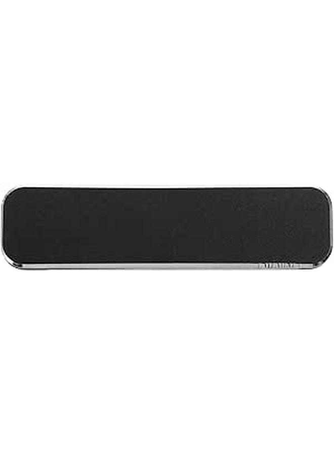 Foldable Dark Phone Holder Stand With Sticky Backing Portable Desktop Support For Home Office - Image 1