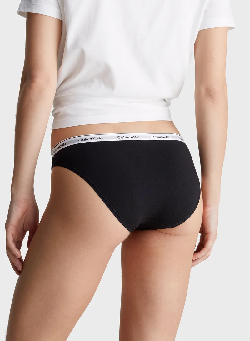 كالفن كلاين 3 Pack Logo Band Detail Bikini Briefs