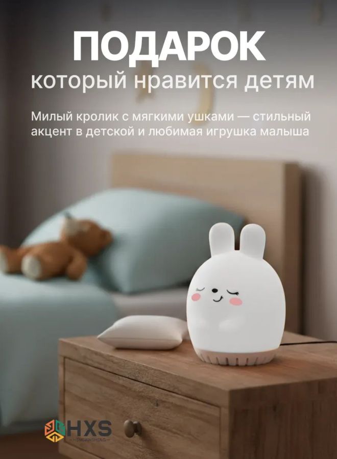Mini animal sleep aid, portable with music, white noise, stress relief, soothing sleep aid, and night light. - Image 5