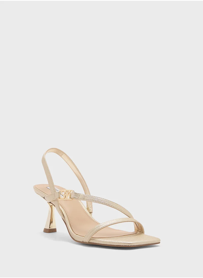 STEVE MADDEN Ankle Strap Mid Heel Sandals