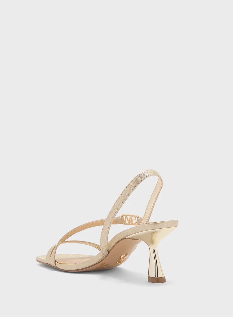 STEVE MADDEN Ankle Strap Mid Heel Sandals