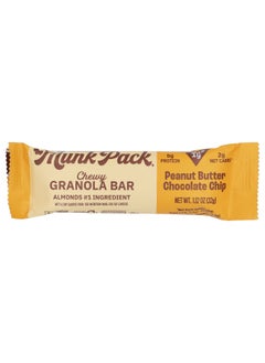 Munk Pack Munk Pack, Chewy Granola Bar, Peanut Butter Chocolate  Chip , 4 Bars, 1.12 oz (32 g) Each  - Image 3