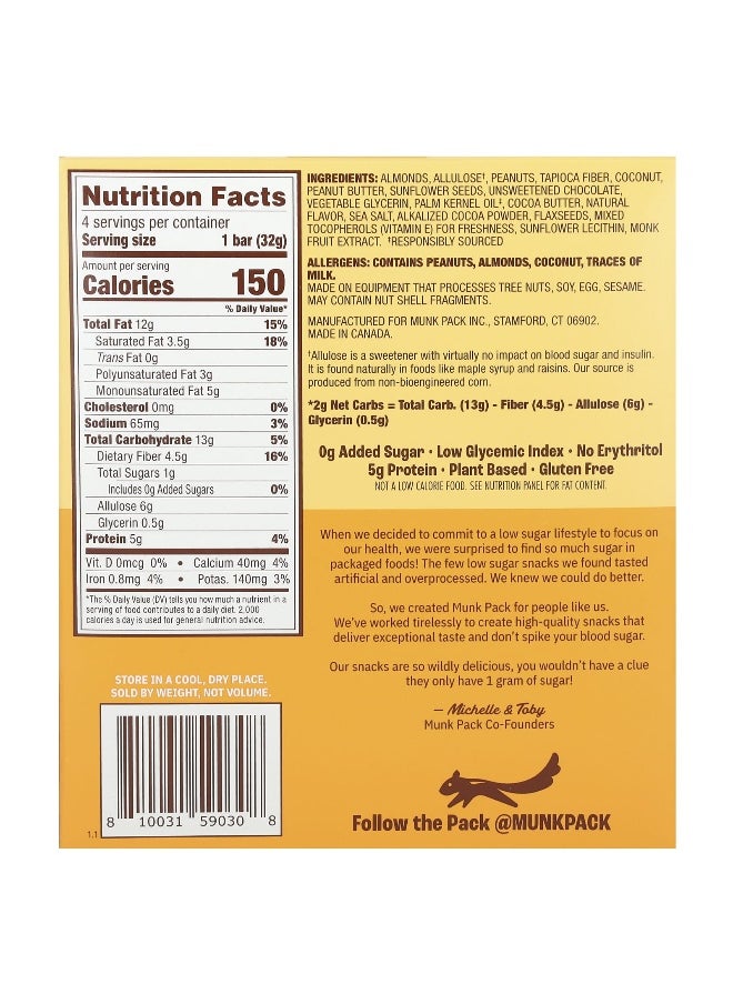 Munk Pack Munk Pack, Chewy Granola Bar, Peanut Butter Chocolate  Chip , 4 Bars, 1.12 oz (32 g) Each  - Image 2