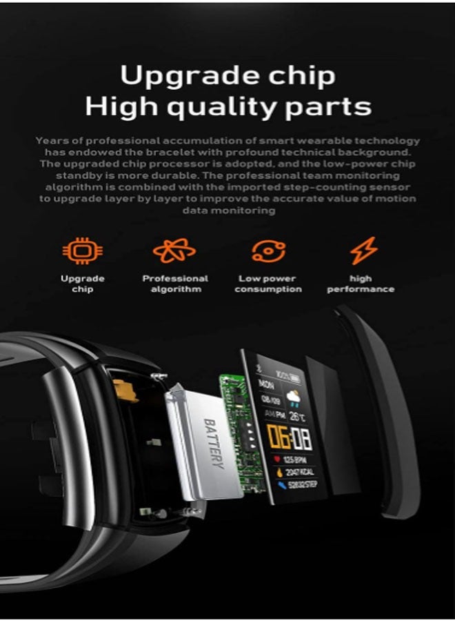 General Activity Tracker, Health Exercise Watch with Heart Rate and Sleep Monitor Calorie Counter Pedometer Walking for Men Women Best Kids Gift  - Image 5