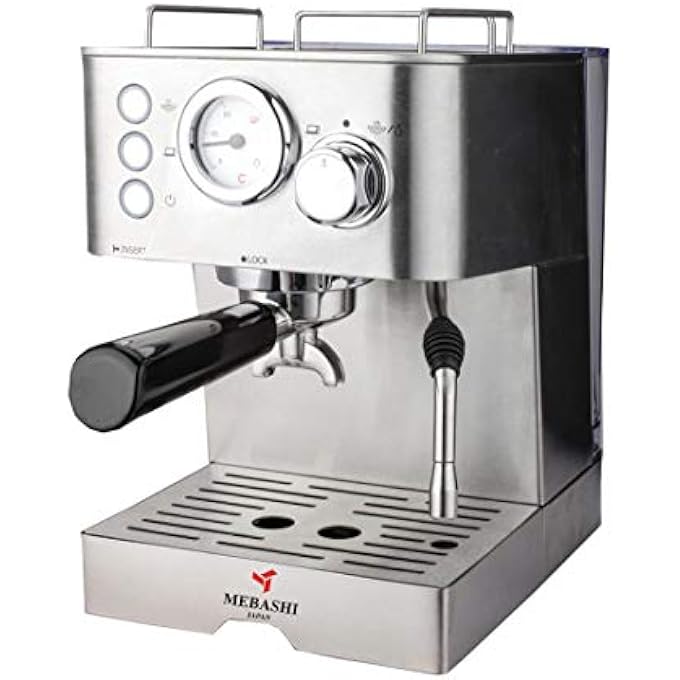 Mebashi Espresso Coffee Machine Stainless Steel   MeEcm2014 - Image 1