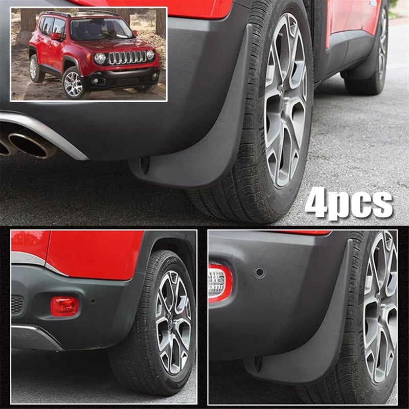 Wivplex 4X Car Molded Mud Flaps for Jeep Renegade - Image 4