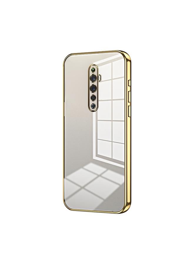 S-TOP Case For OPPO Reno2 Z / Reno2 F Transparent Plating Fine Hole Phone Case - Image 1