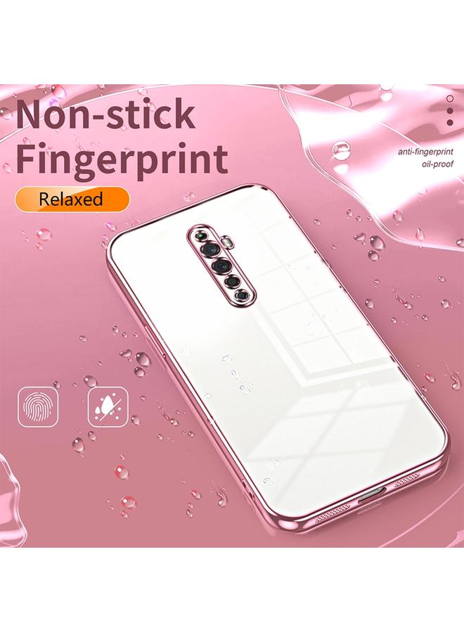 S-TOP Case For OPPO Reno2 Z / Reno2 F Transparent Plating Fine Hole Phone Case - Image 4