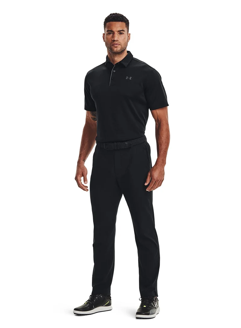 Under Armour Black / Graphite Tech Polo for Men | Best Price UAE