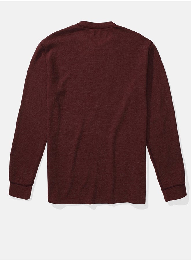 American Eagle - تي شيرت حراري بأكمام طويلة من AE - Image 1