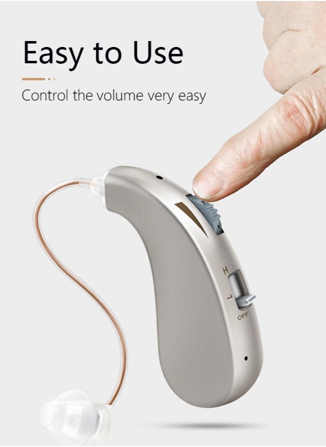 Hearing Aids for Seniors Rechargeable, Adults Hearing Amplifiers For Severe Hearing Loss, Invisible In Ear Hearing Assist Devices, BTE Hearing Aid with Charging Case, Silver - pzsku/Z3FB5D8C334EB15DBFD57Z/45/_/1713259212/fc4ace5d-d365-4ebd-916e-a14a75f0a3c1