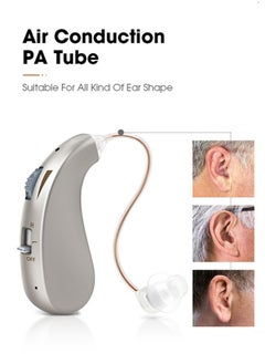 Hearing Aids for Seniors Rechargeable, Adults Hearing Amplifiers For Severe Hearing Loss, Invisible In Ear Hearing Assist Devices, BTE Hearing Aid with Charging Case, Silver - pzsku/Z3FB5D8C334EB15DBFD57Z/45/_/1713259215/10b40347-1967-498b-8b92-163364d8246c