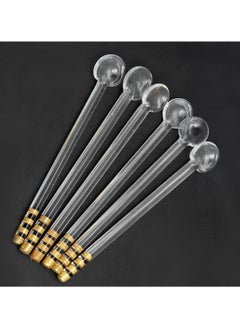 BLACKSTONE Uncam Estikana Spoon, Glass Spoons perfect for Espresso Set of 18 Pcs (11cm)  - Image 3