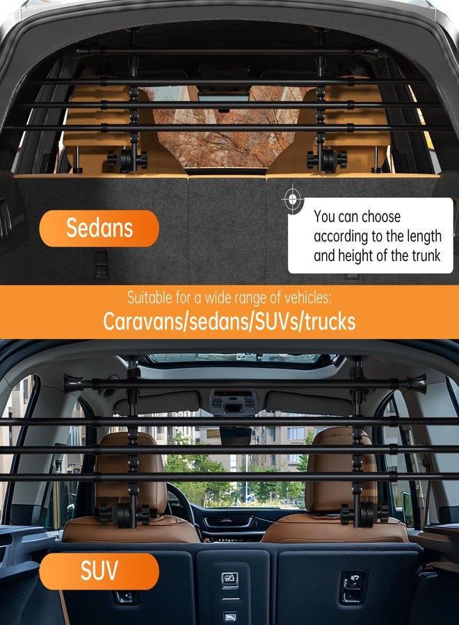 Topteng Adjustable Metal Pet Barrier for SUV, Car & Trucks Dog Car Guard gate Travel Barrier Big Dogs, Heavy-Duty Secure, Easy to Install & Store Universal Vehicles - Image 2