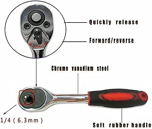 Device Device 46 in 1 Pcs Tool Kit Screwdriver and Socket Set Multi Purpose Tool Case Color May Vary  - Image 2