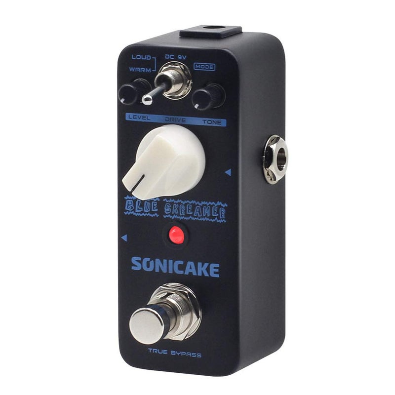 SONICAKE QSS-02 Blue Skreamer Overdrive Effect Pedal Dual-Mode With Warm Iconic TS-style Drive Sound Guitar Pedal - Image 1