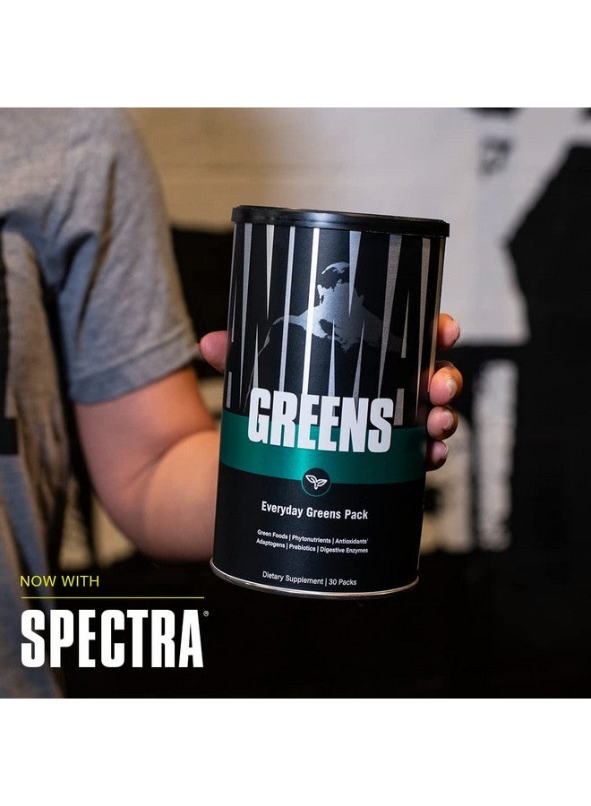 ANIMAL Greens Pak Chlorophyll Spectra Superfood Whole Food Prebiotic And Probiotic Super Digestion Blend For Gut Health Convenient Daily Pill Packs 30 Count - Image 3