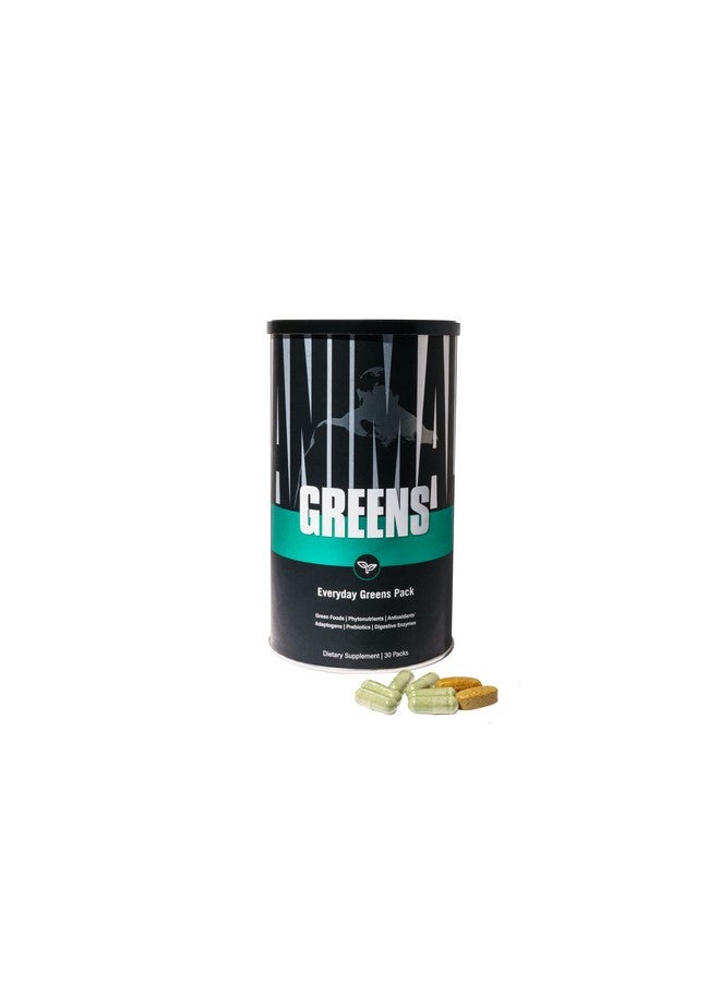 ANIMAL Greens Pak Chlorophyll Spectra Superfood Whole Food Prebiotic And Probiotic Super Digestion Blend For Gut Health Convenient Daily Pill Packs 30 Count - Image 2