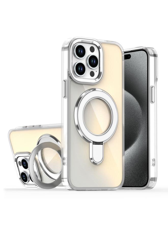 اس-توب جراب لهاتف iPhone 15 Pro مطلي بألوان متدرجة مع حامل MagSafe - Image 1