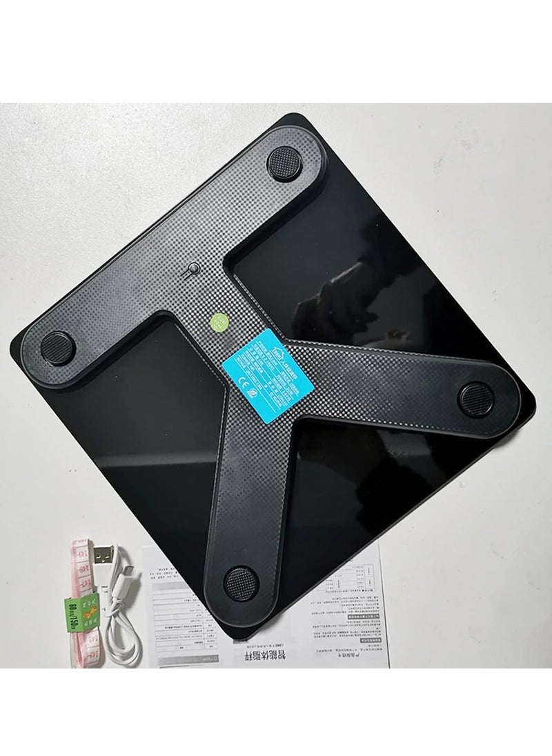 ELTRAZONE Smart Digital Body Fat Scale with Smartphone App, LED Display, Accurate Weight & Body Composition Measurement, Ideal for Weight Loss Tracking, Bathroom Scale for Home Use, Simple & Easy to Use, Suitable for Family Including Elderly & Children - Image 4