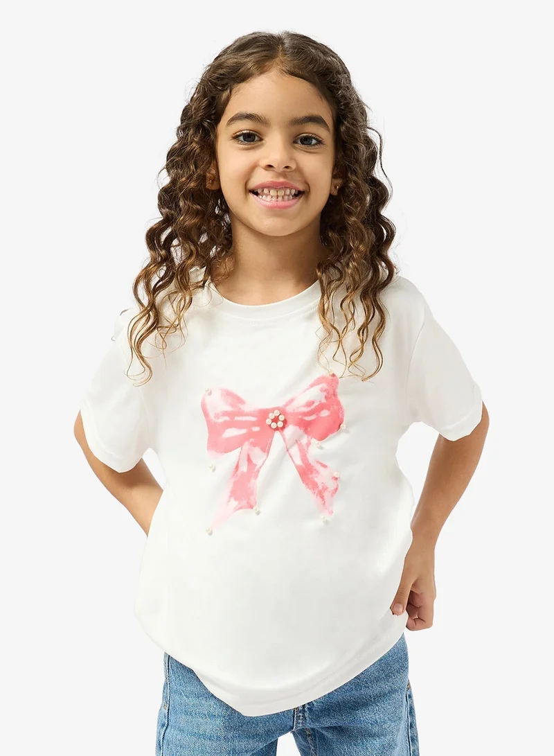 Pinata Bow Print Tshirt
