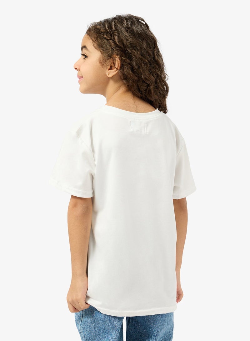 Pinata Bow Print Pearl Detail Tshirt - Image 2