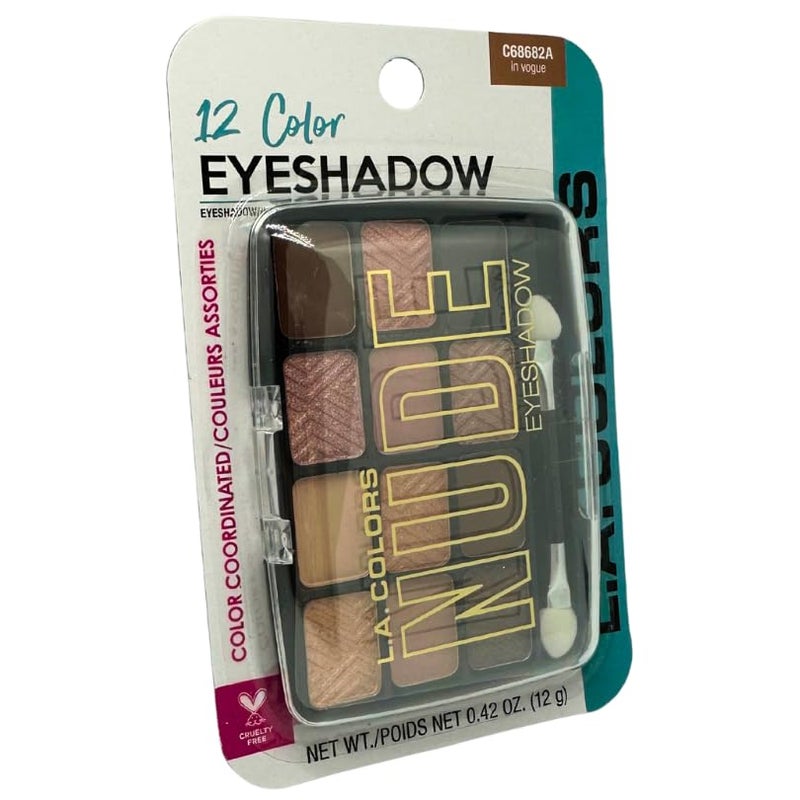 L.A. Colors Expressions, 12 Color Eyeshadow, BEP423 Trendy, .49 Oz - Image 2